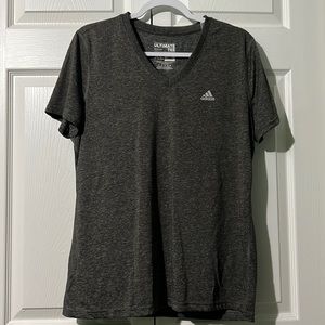 Womens Adidas XL V Neck Ultimate Tee. 100% polyester. Never worn.